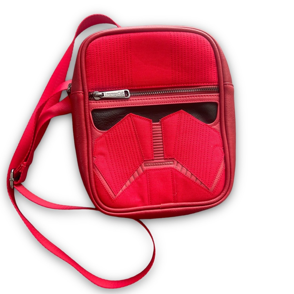 Loungefly Disney Star Wars Red Sith Trooper Crossbody Bag Collectible Unisex